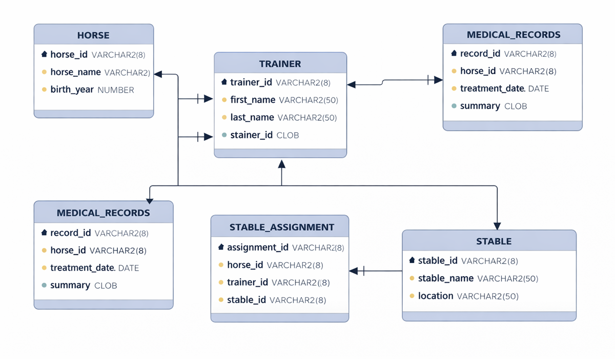 Horse Stable Management Database Preview